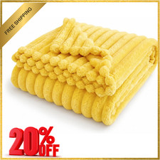 Emotional Support Blanket Yellow Dog Blanket for Dogs, Calming Security Pet