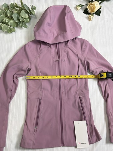 🔥NWT Lululemon Cross Chill Jacket - PKTP Pink Taupe- Size 4 - Bild 8 von 10