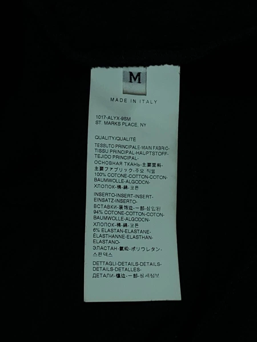 Felpa con cappuccio zip 1017 ALYX 9SM (ALYX) M cotone nero usata