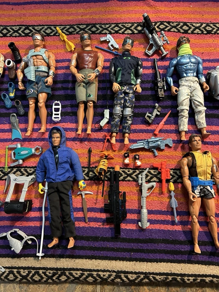 11 Figuras de Acción y Accesorios Vintage Max Steel 12" Enorme Lote NO Separará Foto 3 de 4
