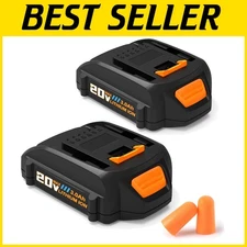 Enhanced Safety 2-Pack 3.0Ah Batteries with Protection for 20V PowerShare Tools