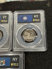 Full Set Of 5 Gem Proof 2001 S State Quarters All Graded By PCGS At PR69DCAM — photo 4