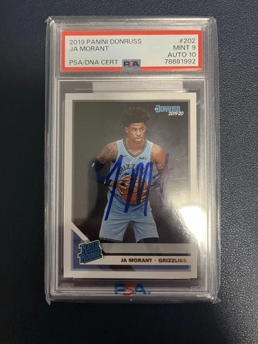 2019-20 Panini Donruss - Rated Rookie Ja Morant Autograph #202 (RC)