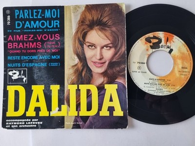 Dalida - Aimez-vous Brahms/ Parlez-moi d'amour 7'' Vinyl EP France