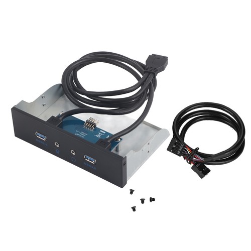 Usb3.0 Floppy Front Panel 3.5Inch 2 Usb3.0 Interfaces With Mic AM - Afbeelding 2 van 9