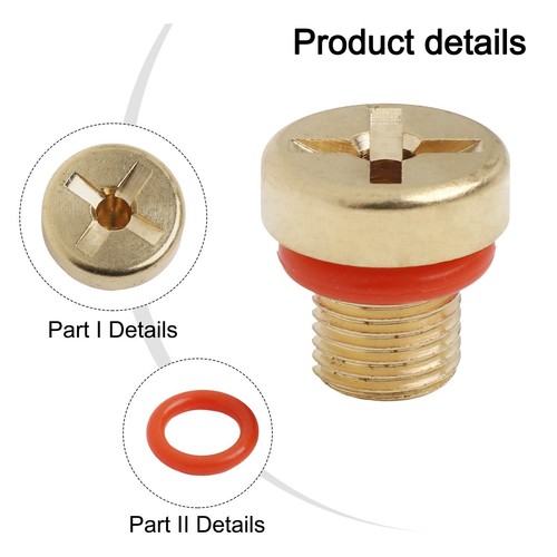 Easy Install Brass Coolant Bleed Screw for Range Rover Sport 2010 2013 - Picture 9 of 12