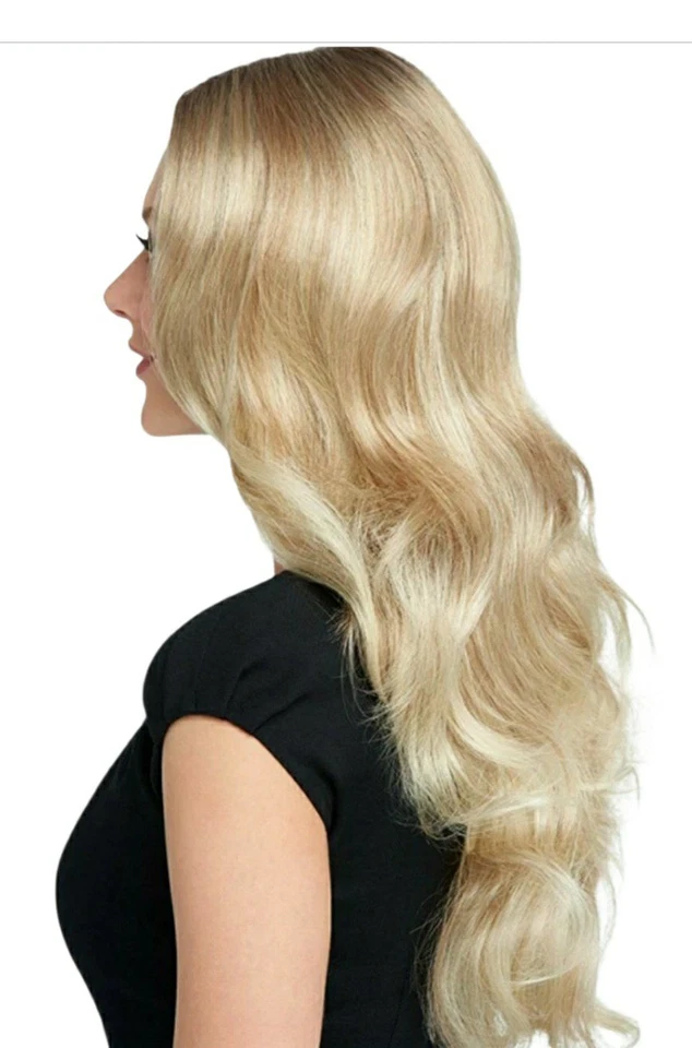 SS23/61 SS CREMA (TIEMPO DE INACTIVIDAD) PELUCA LARGA PROMEDIO AMIGABLE CON EL CALOR RAQUEL WELCH  Foto 4 de 4