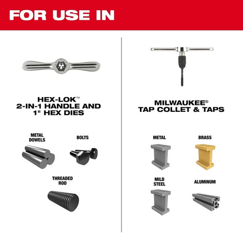 MILWAUKEE 49-22-5604 38PC SAE TAP & DIE PACKOUT SET W/ HEX-LOK ✅SEALED NEW ✅ - Picture 9 of 13