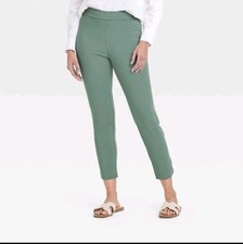 Women's High-Rise Skinny Ankle Pull-On Pants - A New Day 2R OLIVE NWT
