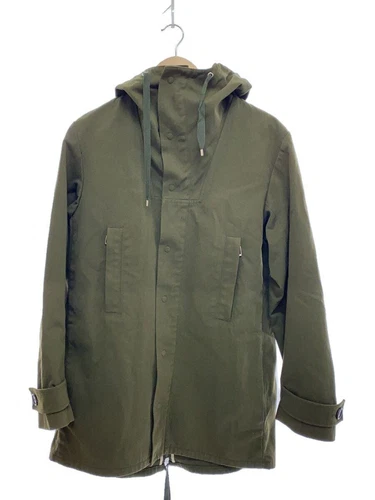 Cappotto Dior HOMME altro mod zip posteriore 46 nylon kaki tinta unita