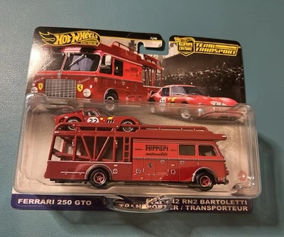 Hot Wheels Ferrari 250 GTO & Fiat 642 RN2 Bartoletti Team Transport 2025