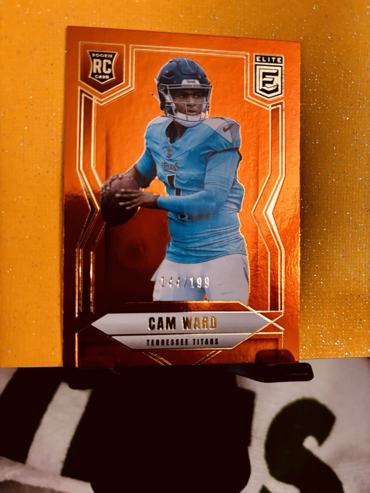 2025 Panini Donruss Elite - Rookies Cameron Ward #101 Orange /199 (RC)