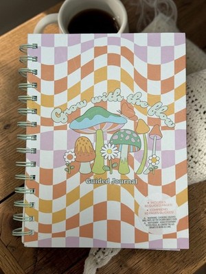 NEW 60s-70s Fab Finds Grow with the Flow Guided Journal   80 Pages 6X8