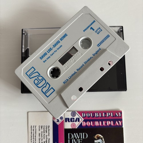 DAVID BOWIE - DAVID LIVE (UK DOUBLE PLAY CASSETTE TAPE) - Picture 2 of 5