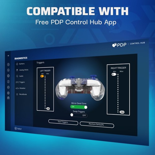 PDP REALMz Wired Xbox Controller Licensed for Series X|S, Sonic Speed  - Picture 5 of 8