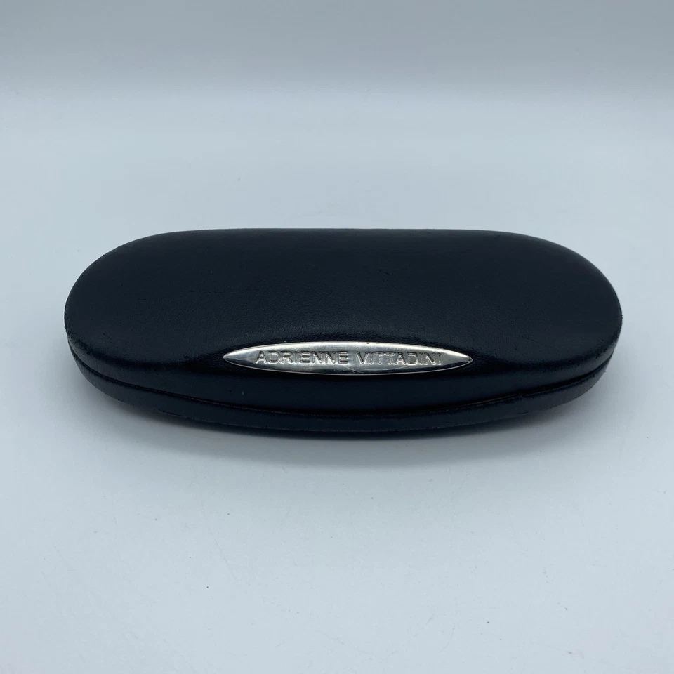 Adrienne Vittadini 黑色 翻盖式 眼镜太阳镜硬壳 6 x 2.5 x 1.25 — 第 3/4 张图片