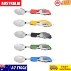 3-In-1 Foldable Pocket Steel Camping Picnic Cutlery Knife Fork Spoon Tableware