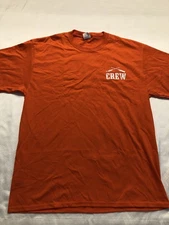 Trader Joe's Employee Crew Orange T-shirt Size Large Short-Sleeved