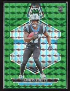 2024 Panini Mosaic #332 Xavier Legette Mosaic Green