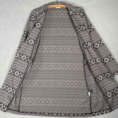 Must Have Brand Open Cardigan Women’s Size M SouthWestern Aztec Hearts Tribal - Picture 11 of 18
