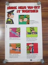 1980 King Instrument Funky Winkerbean Harry Dinkle Instrument Assembly Poster