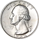 1932-P Washington Quarter