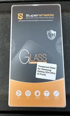 3X Supershieldz Tempered Glass Screen Protector for Samsung Galaxy S24 Ultra