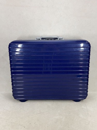 Rimowa Attache Case Briefcase Business Bag Navy Polycarbonate - Picture 2 of 7