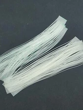 Nimrod's Tackle GLOW IN THE DARK WITH FLAKE SILICONE SKIRTING TABS 10, 24 or 100