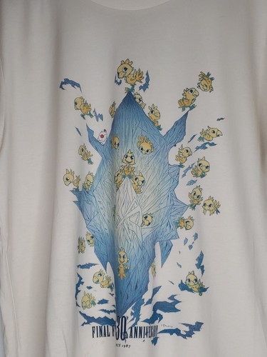 Final Fantasy Chocobo 30th Anniversary Shirt Size XL Short Sleeve Crew Neck - Picture 2 of 6