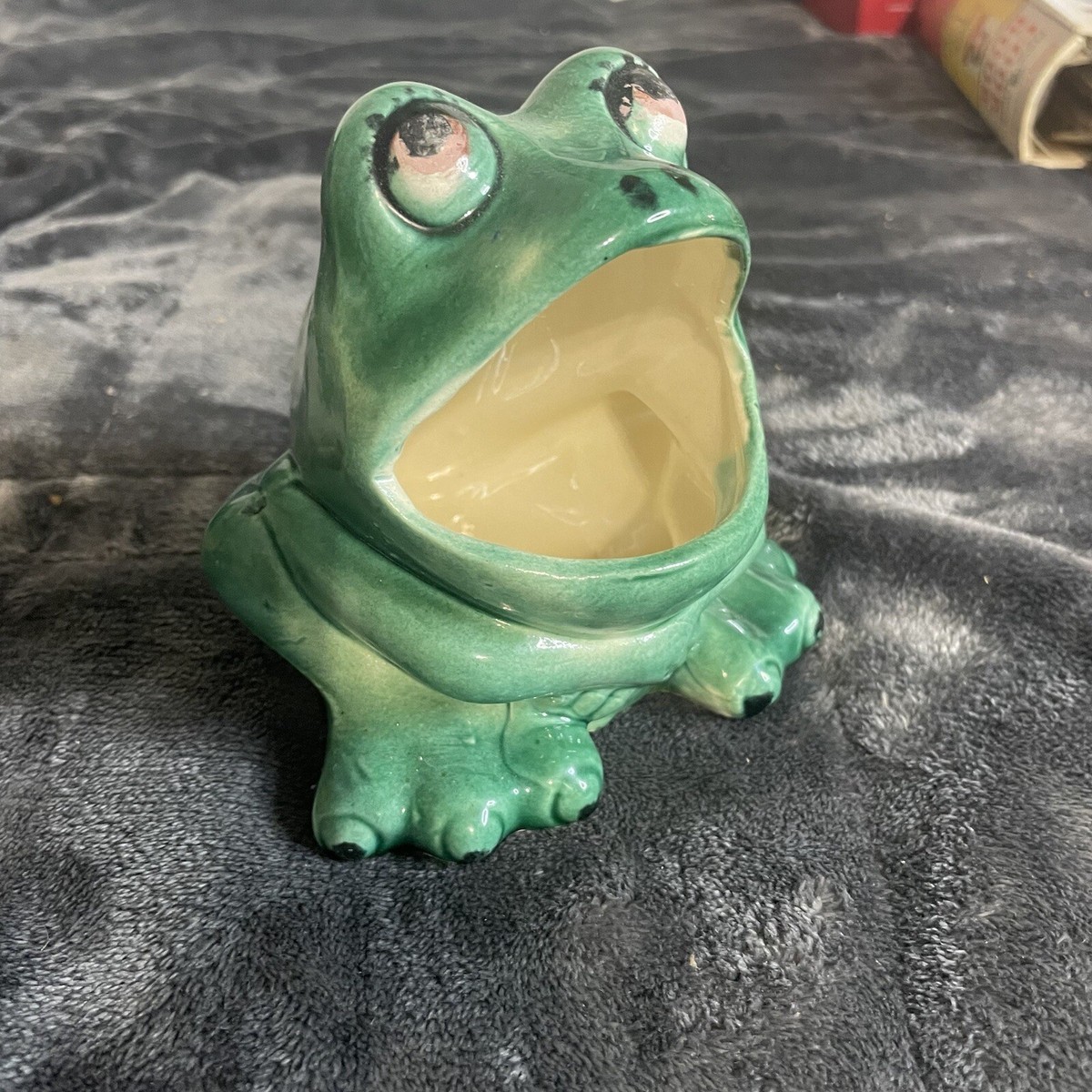 Vintage Ceramic Frog Kichen Sponge Holder | eBay