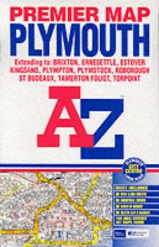Premier Map of Plymouth (Premier Ma... by Geographers' A-Z Map Sheet map, folded - Picture 1 of 2