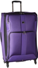 DELSEY Paris Sky Max 2.0 Softside Expandable Luggage with Spinner Wheels, Purple