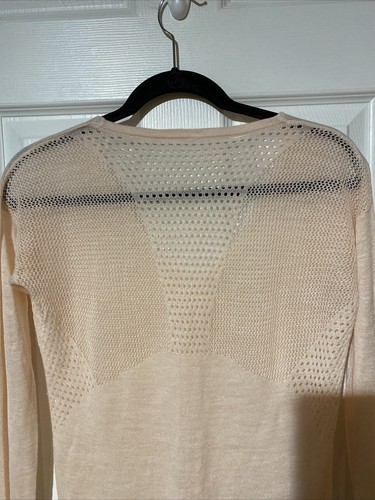 Suéter Pullover Lululemon Manga Larga Tejido Cuello en V Mujer Talla: 6 - Imagen 4 de 8
