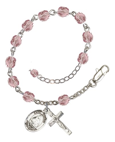 TÚ ELIGES Pulsera Rosario Mujer Santa Plata Bienaventuranza Junio Piedra Natal NUEVO - Imagen 131 de 140
