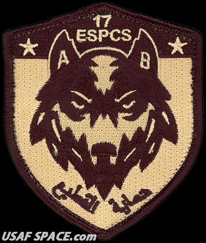 USAF 17th EXPEDITIONARY SPACE CONTROL SQ- WOLF -Peterson AFB, CO- ORIGINAL PATCH - Picture 3 of 3