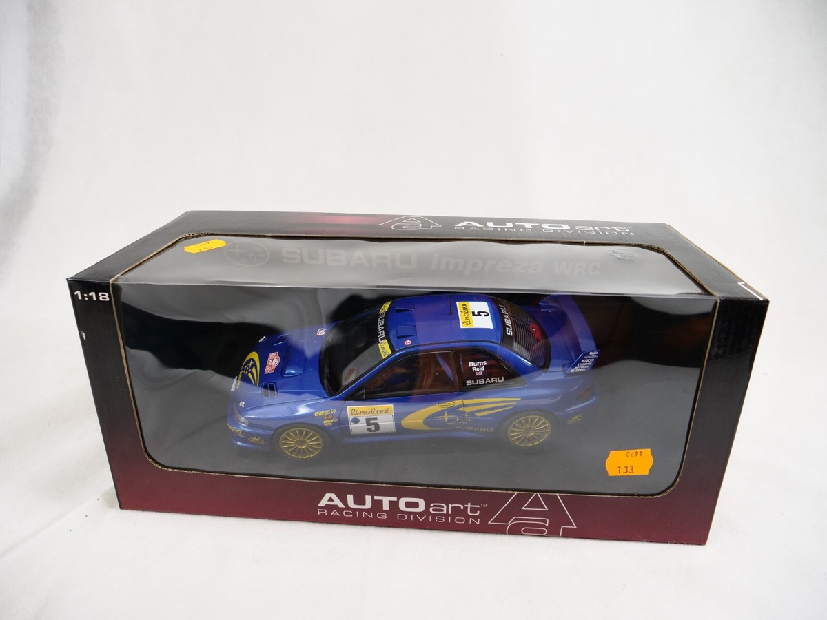 ミニカー AUTOart 1/18 SUBARU IMPREZA WRC'99 Subaru Impreza S5 WRC '99 - Tour de Corse - Rallye de France