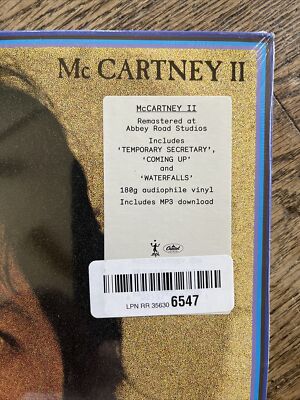 Paul McCartney MCCARTNEY II 180g Audiophile +MP3s Record LP