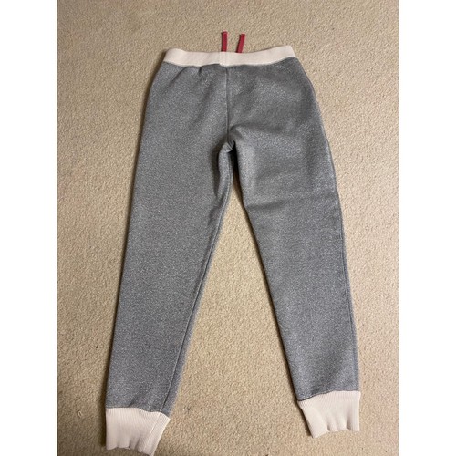 Disney Girls Silver Sparkle Sweatpants Size Large - Picture 3 of 6