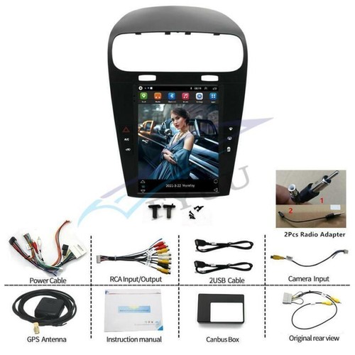 GPS Navi WiFi RDS For Dodge Journey Fiat Freemont 2012-19 9.7" Car Stereo Radio - Foto 2 di 12