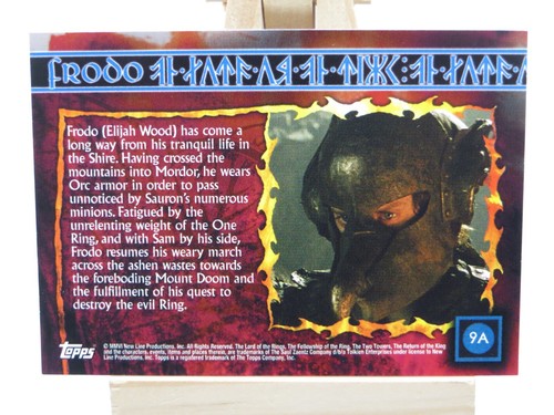 Carta Topps Il Signore degli Anelli Evoluzioni 2006 9A FRODO LOTR - Foto 2 di 2
