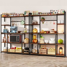 XXL Metal Bakers Rack Kitchen Pantry Cabinet Sideboard Buffet Cookware Organizer