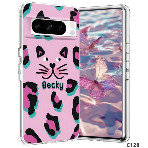 Personalised Phone Case Cartoon Animal Cover For Google Pixel 9 Pro XL 8A 7A 6 5 - Picture 11 of 55