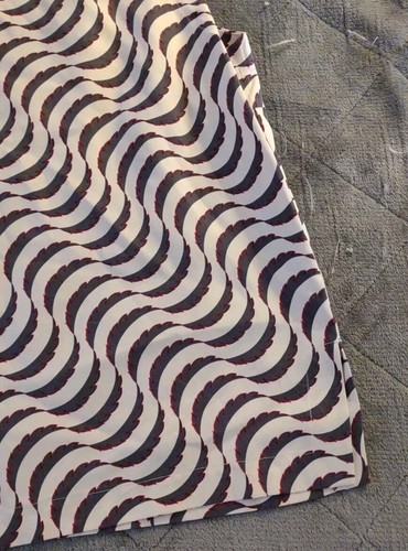 Go Silk Woman 100% Silk Blouse Sz L Ivory Black Red Sleeveless Side Slit. NWT.SH - Picture 11 of 15
