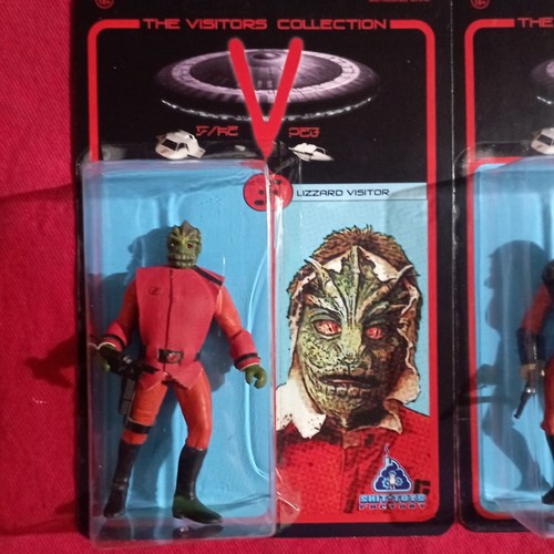V the final battle visitors 3.75' set x 3 toys Reptile, Shocktrooper, Visitor. - Picture 3 of 12