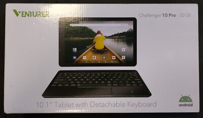 Tablette Venturer Challenger 10 – 10,1'' HD – Android 10 – 16 Go + 2 Go RAM – Occasion