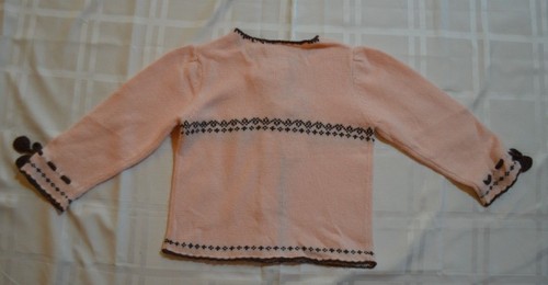 Gymboree FOX TROT Pink Sweater Cardigan NWT 3 4 6 7 - Picture 2 of 2