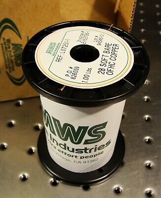 1,034/' Approx. Lgth 28AWG 1//2 Pound Roll NEW 28 Gauge Tinned Copper Bus Wire