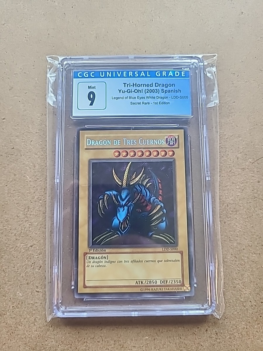 PSA9 LOB-000トライホーン・ドラゴンTri-Horned Dragon Amazon.com: Yu-Gi-Oh! - Tri-Horned Dragon (LOB-000) - Legend