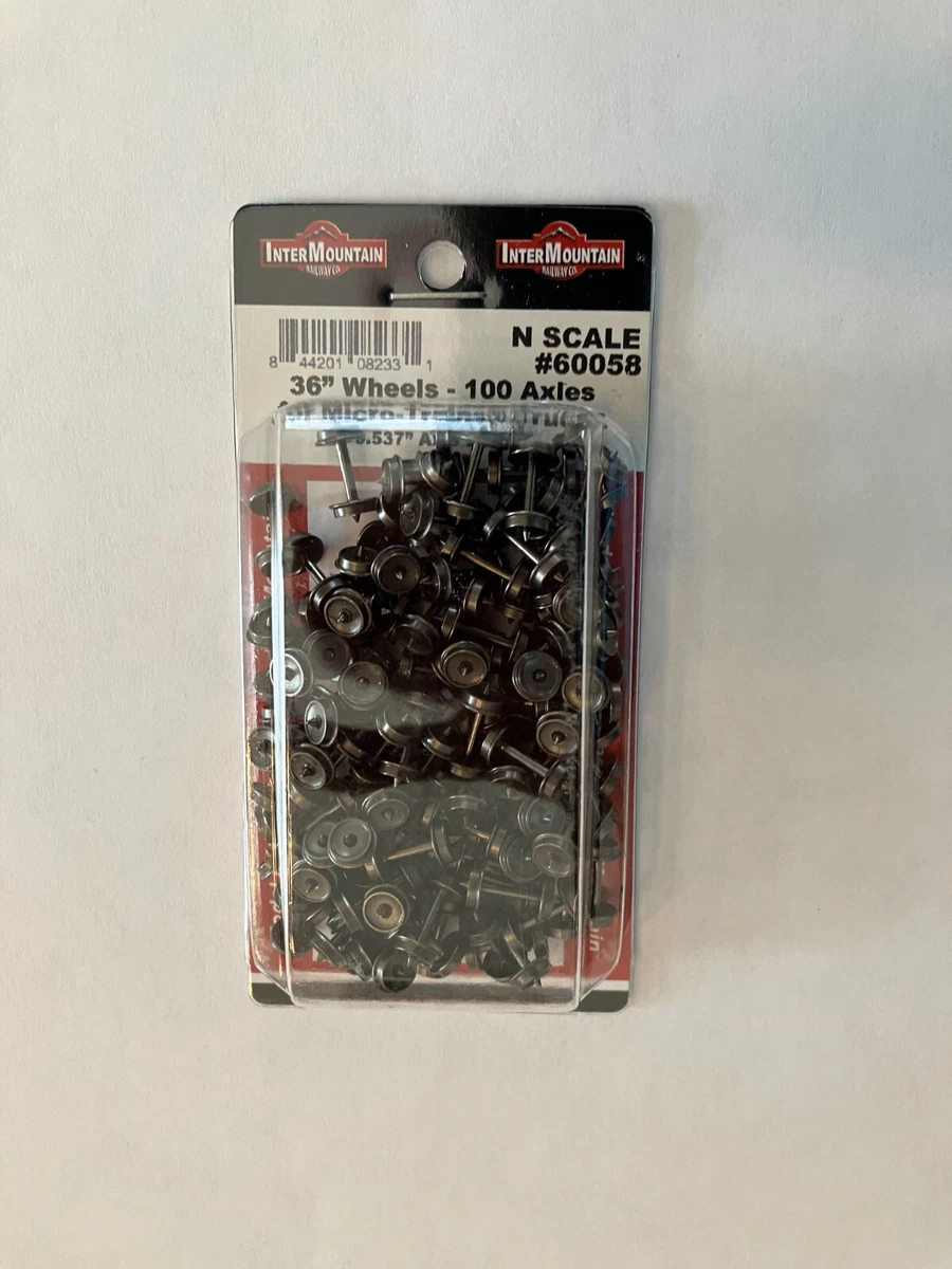 12pcs HO Scale 36'' Metal Spoked Wheels Model Trains 1:87 Railway Accessories eB